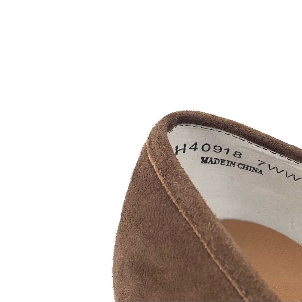 Ros Hommerson Loafers Slip On Brown Suede Tassel Moccasin Flats Loafers 7 Wide - Picture 7 of 13